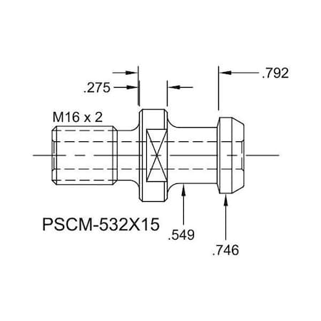 Tj Davies Co Coolant Through Retention Knob PSCM-532X15